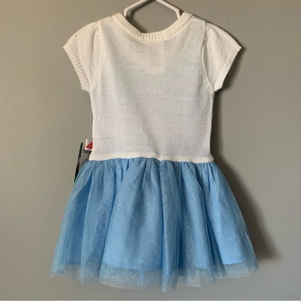 NWT. WB The Wizard of Oz Toddler Girl Dorothy Cosplay Sweater Dress